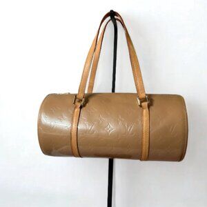 Vintage LV AUTH Bedford Handbag Beige Vernis